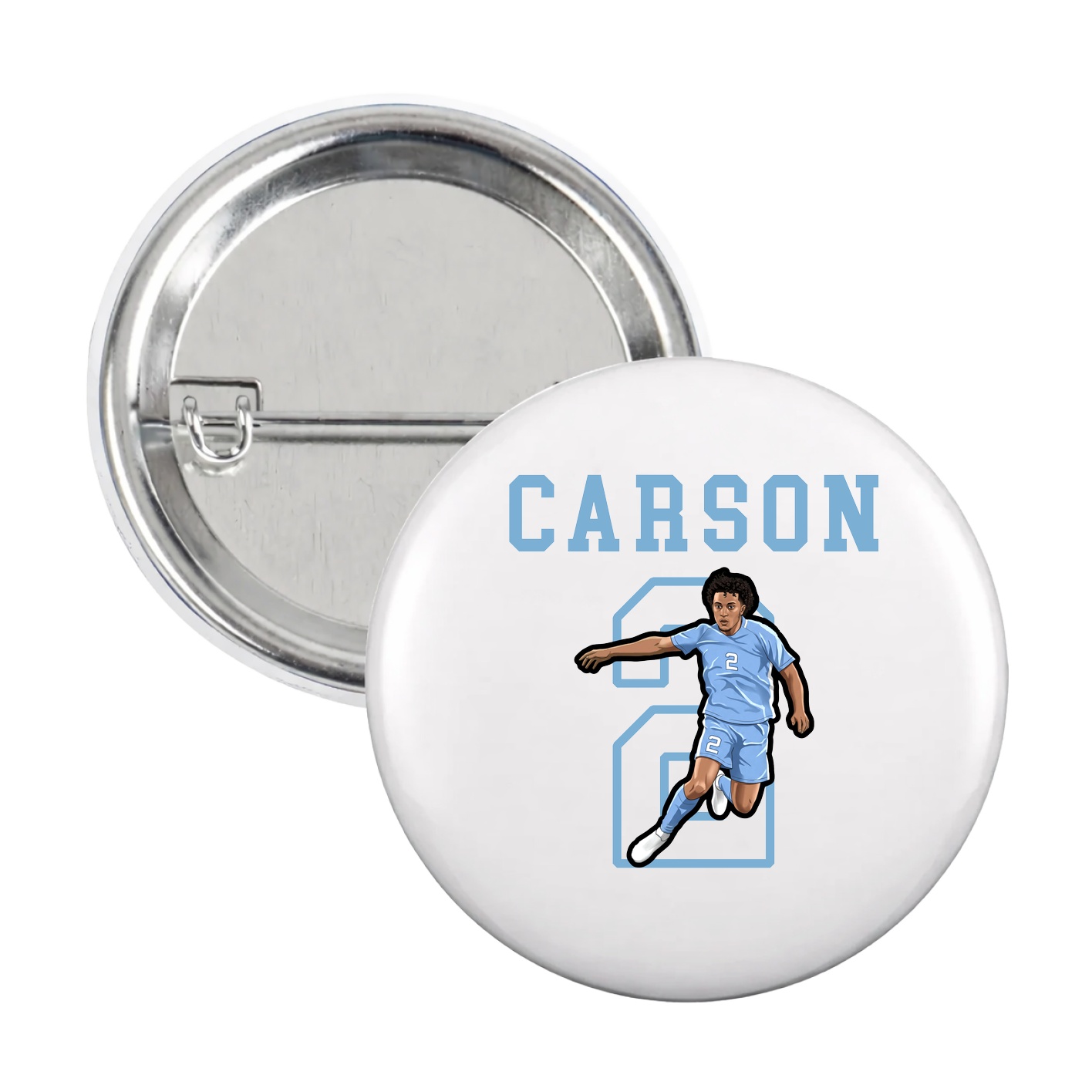 Game Day Button — Shirsey in White