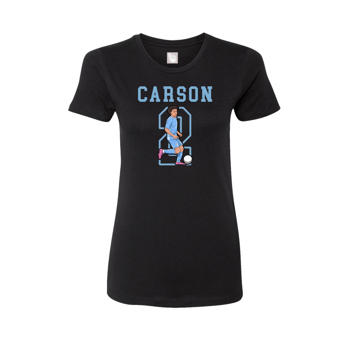 Fitted Women's Tee — Shirsey in Black