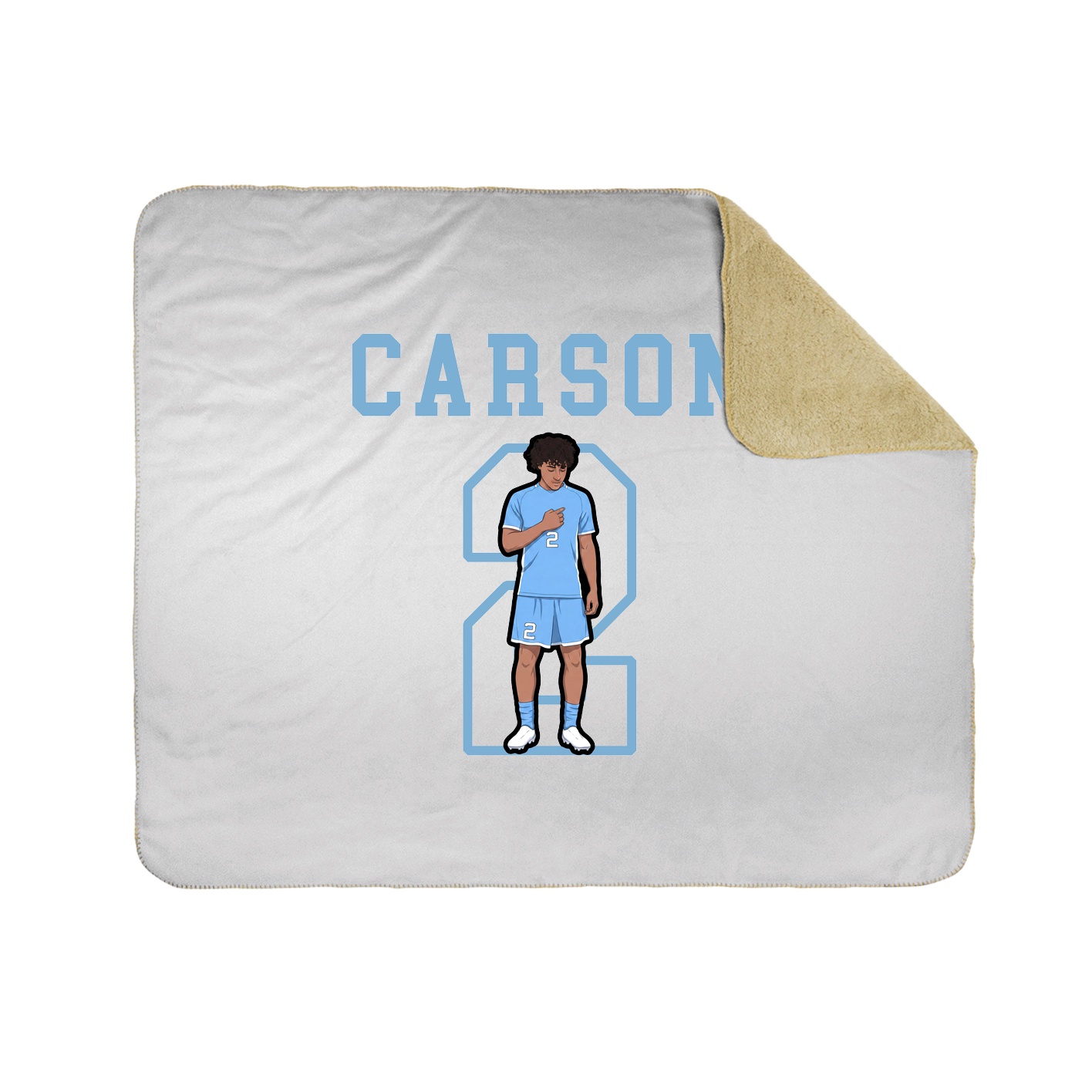 Throw Blanket — Shirsey in White