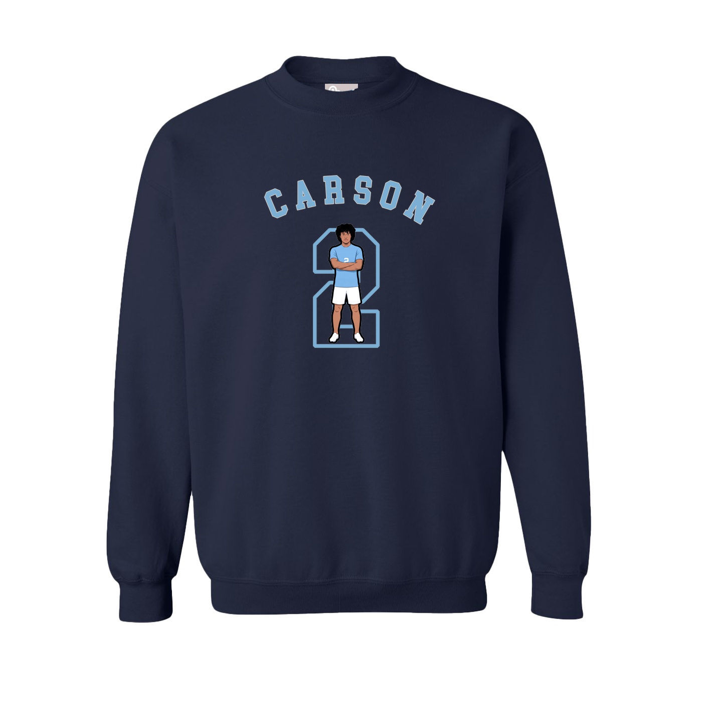 Fleece Crew — Shirsey Arch in Navy