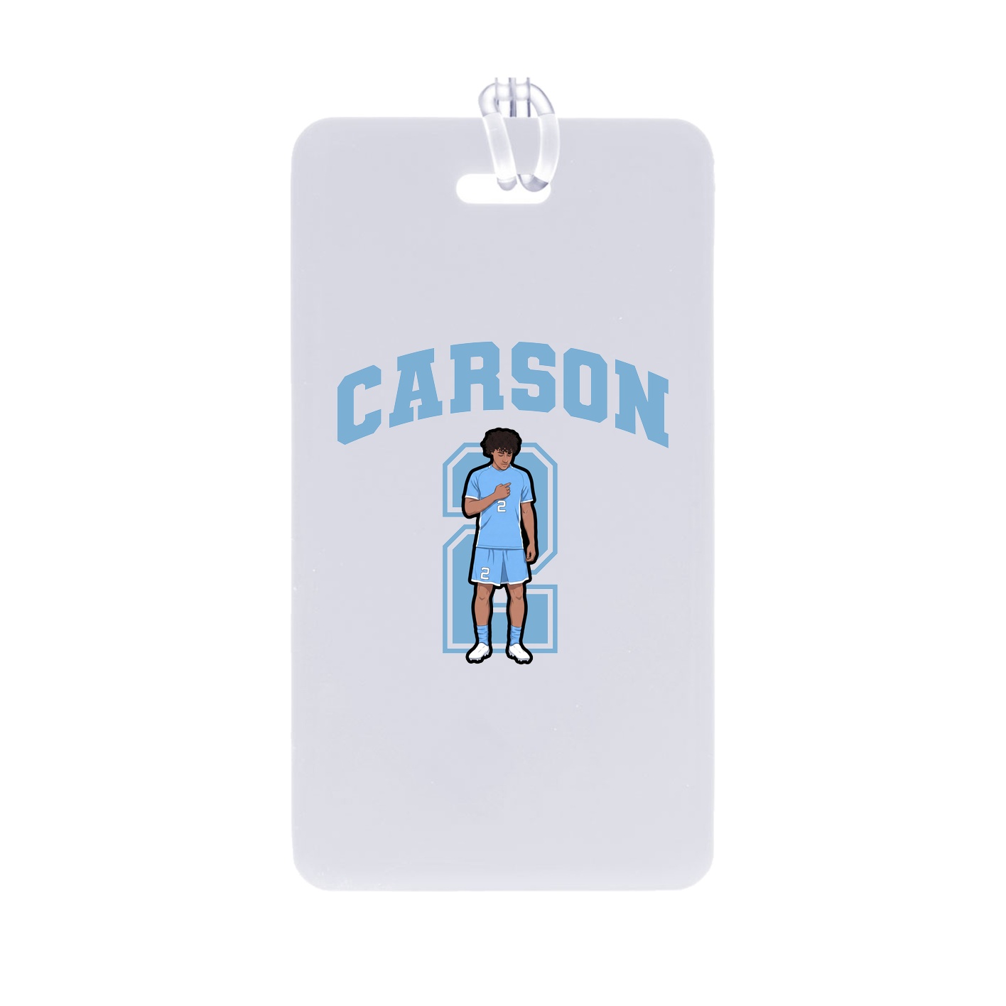 Bag Tag — Number in Classic