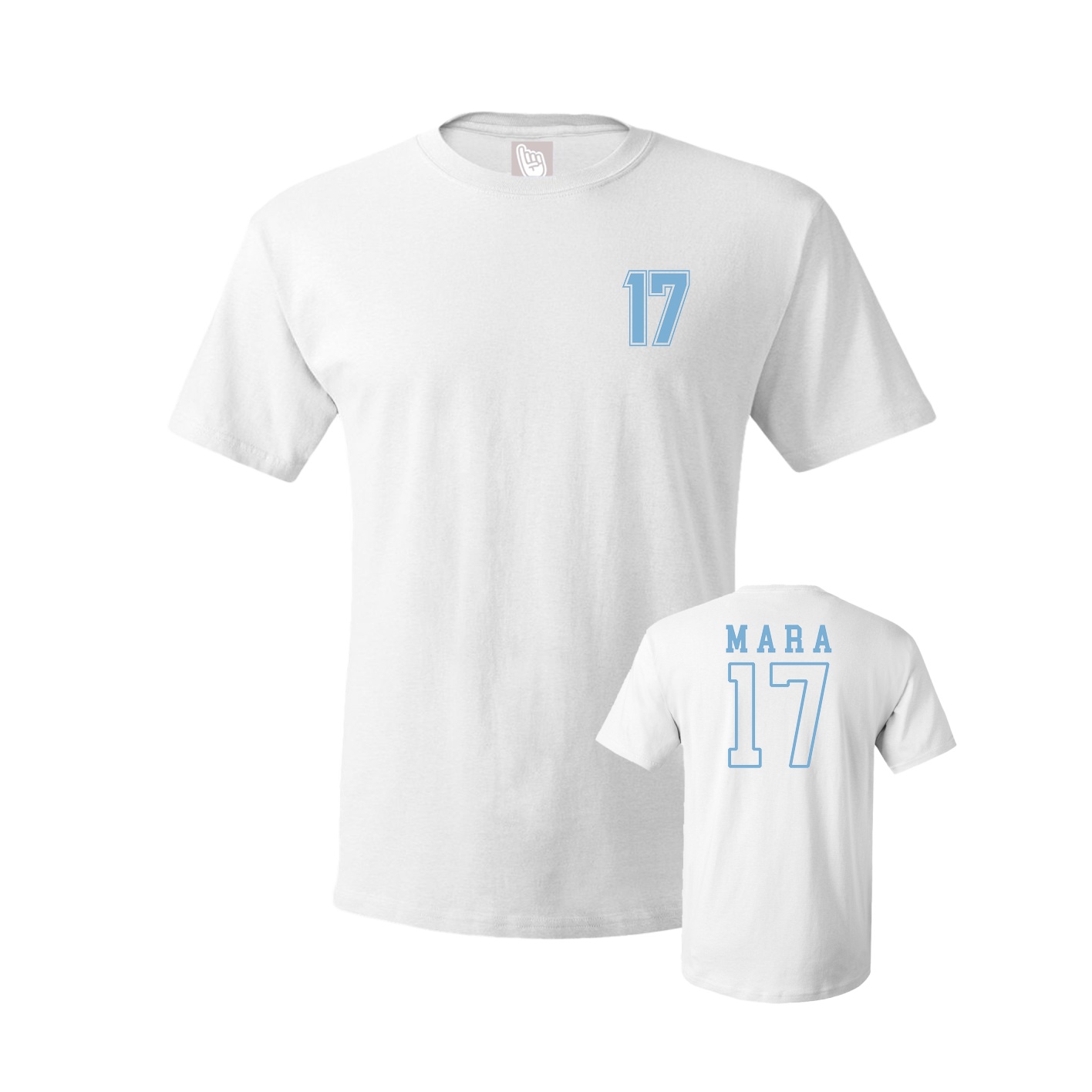 Tee — Chest Back in White