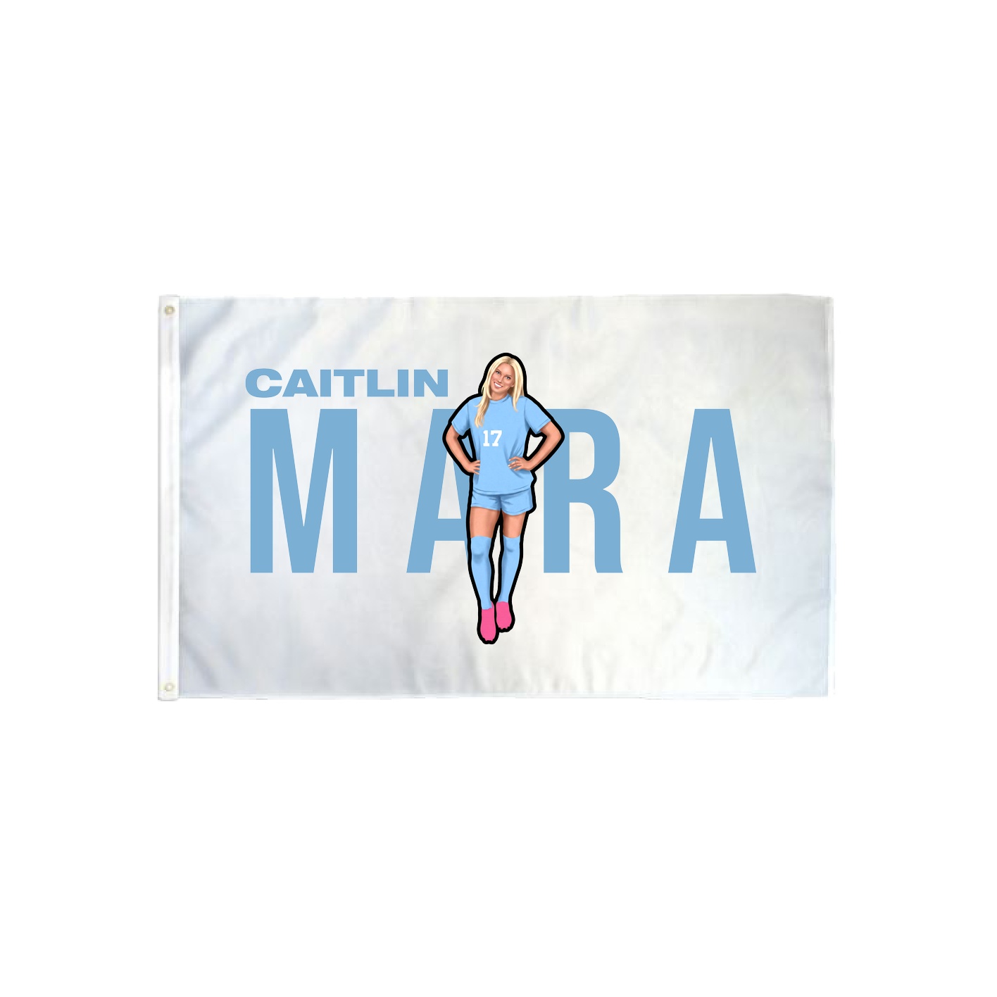 3x5 Flag — Player Name in Classic