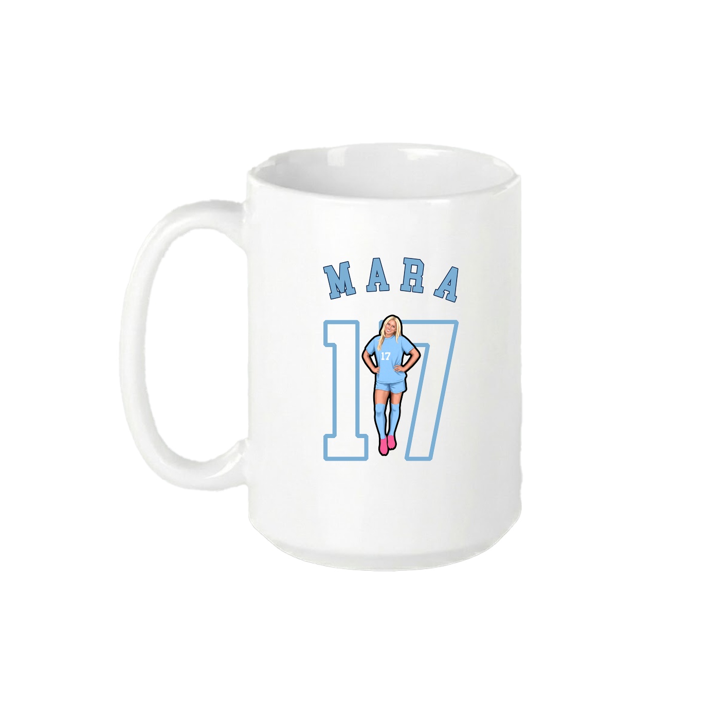15oz Coffee Mug — Shirsey Arch in White