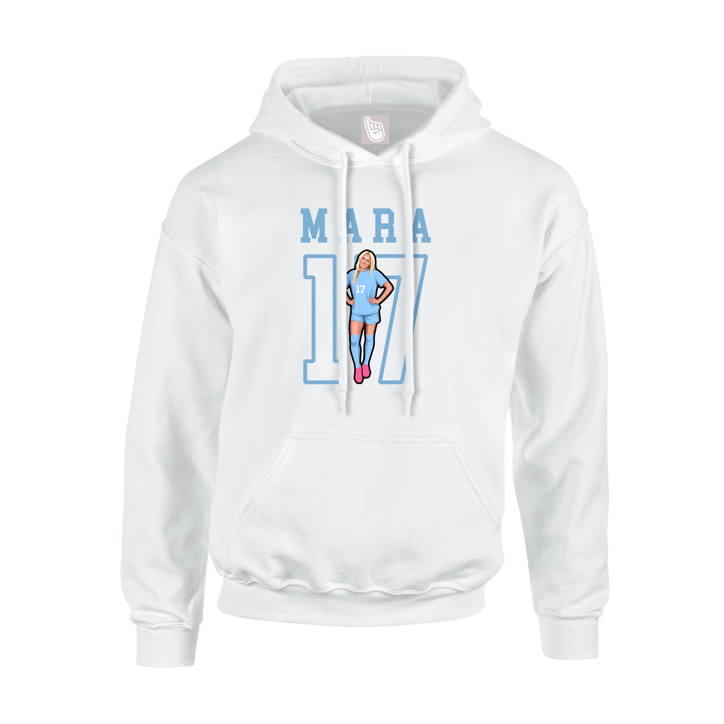 Youth Hoodie — Shirsey in White
