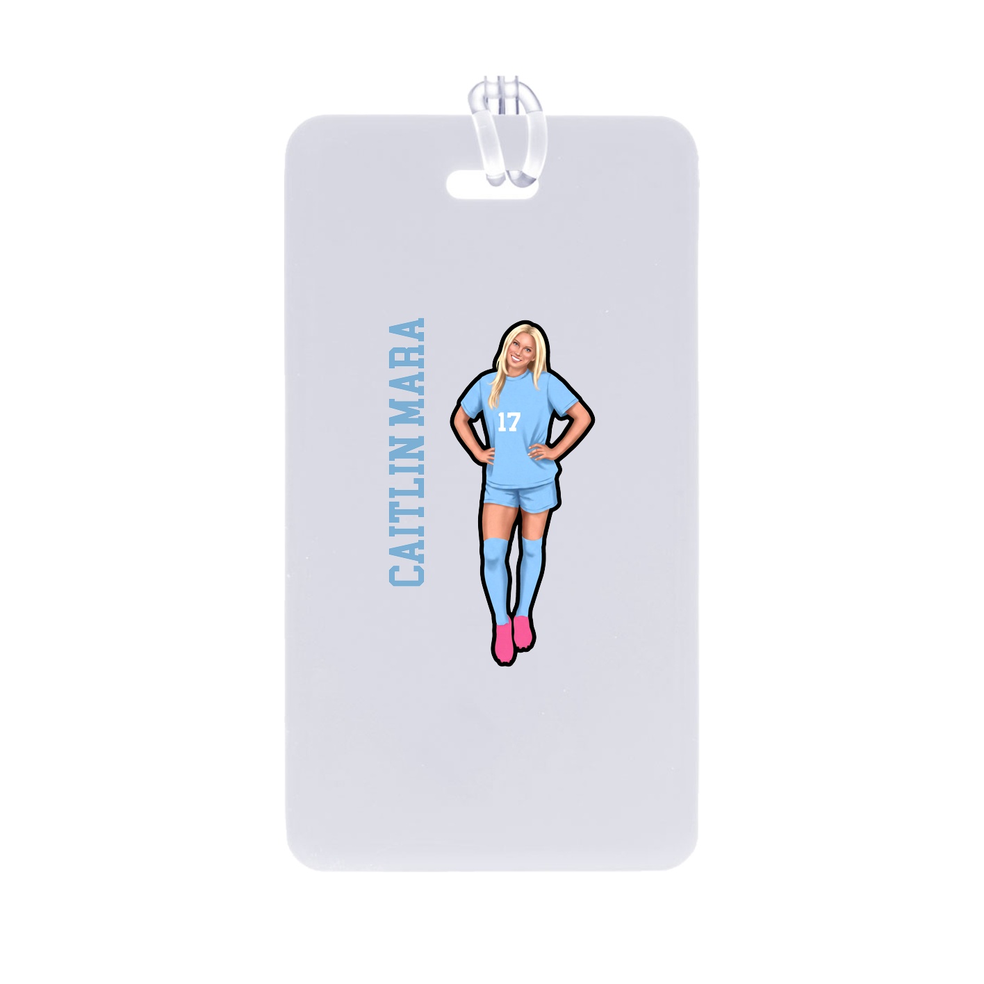 Bag Tag — Name Vertical in Classic