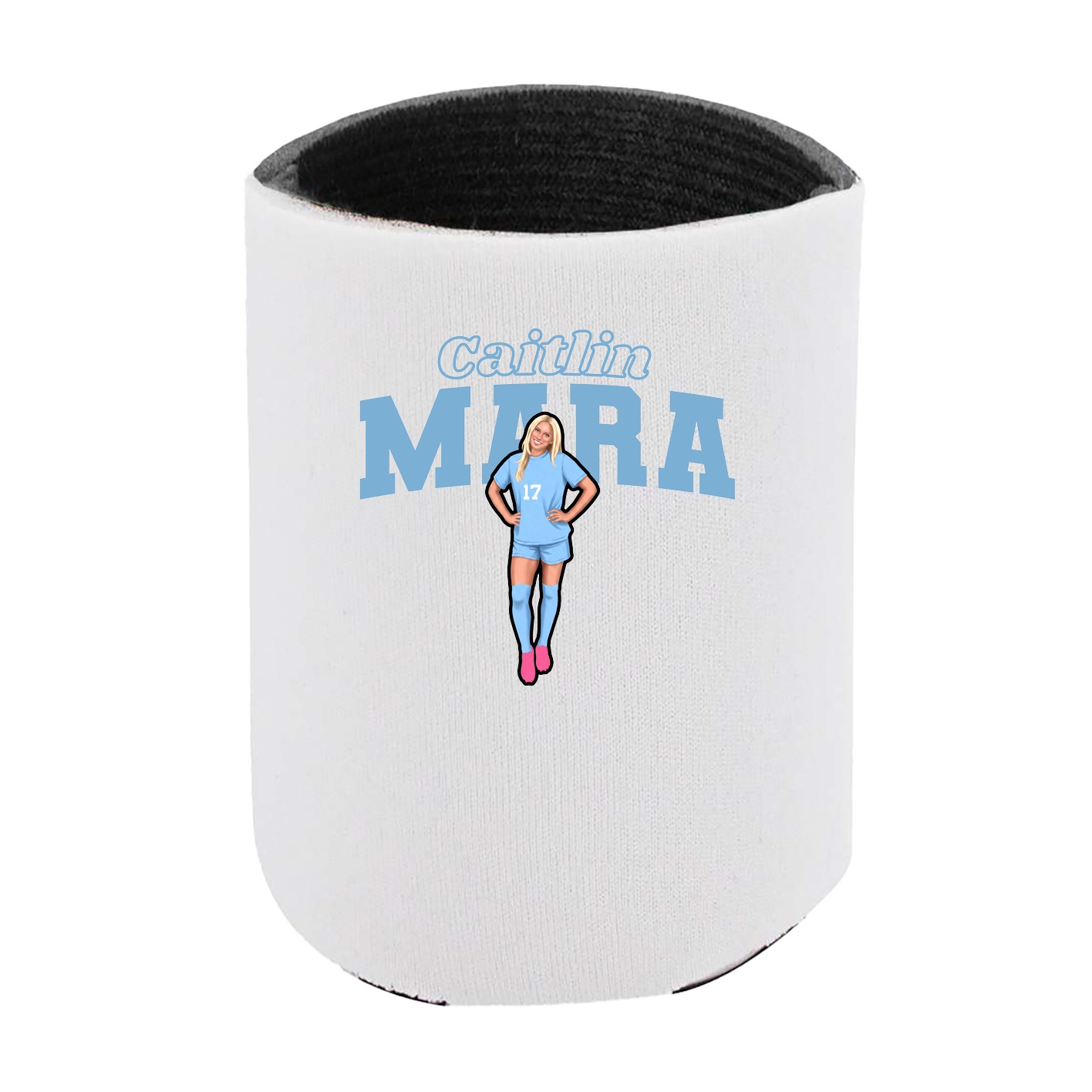 Can Holder — Name Arch in White