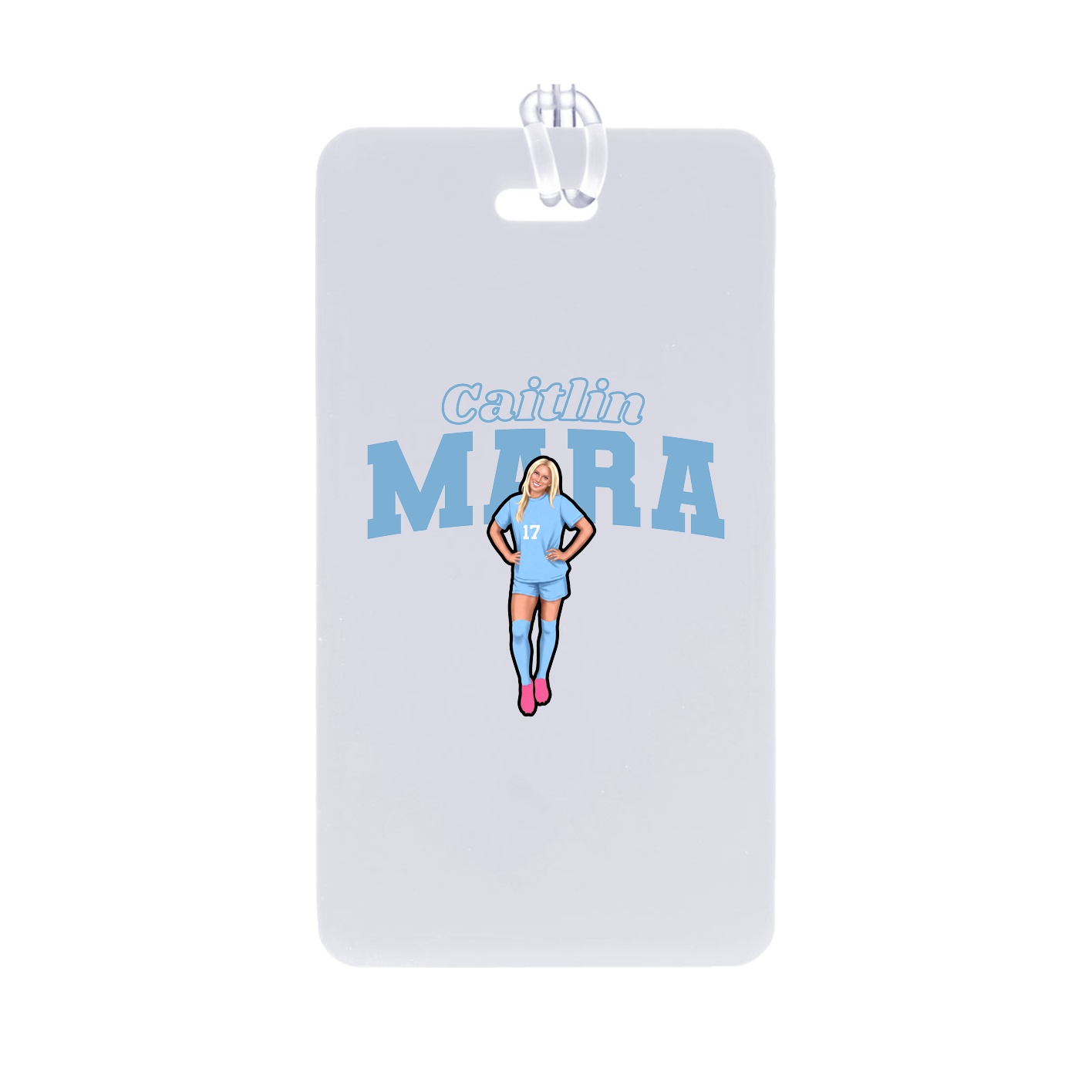 Bag Tag — Name Arch in Classic