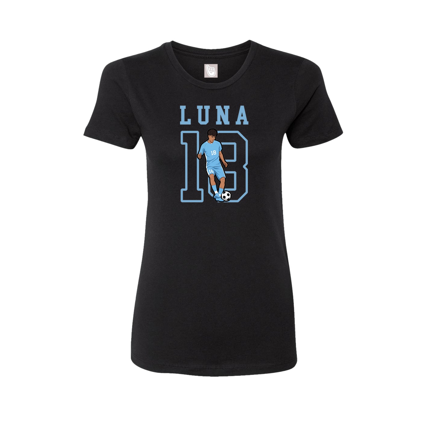 Fitted Women's Tee — Shirsey in Black