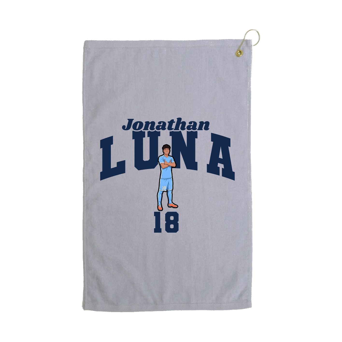 Golf Towel — Signature Arch in Grey