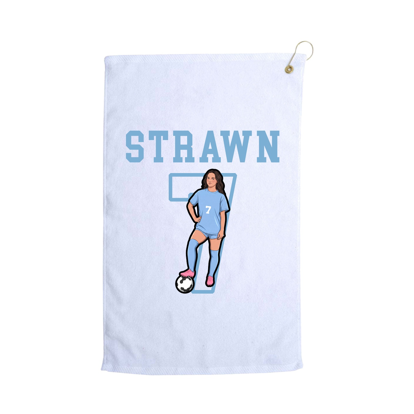Golf Towel — Shirsey in White