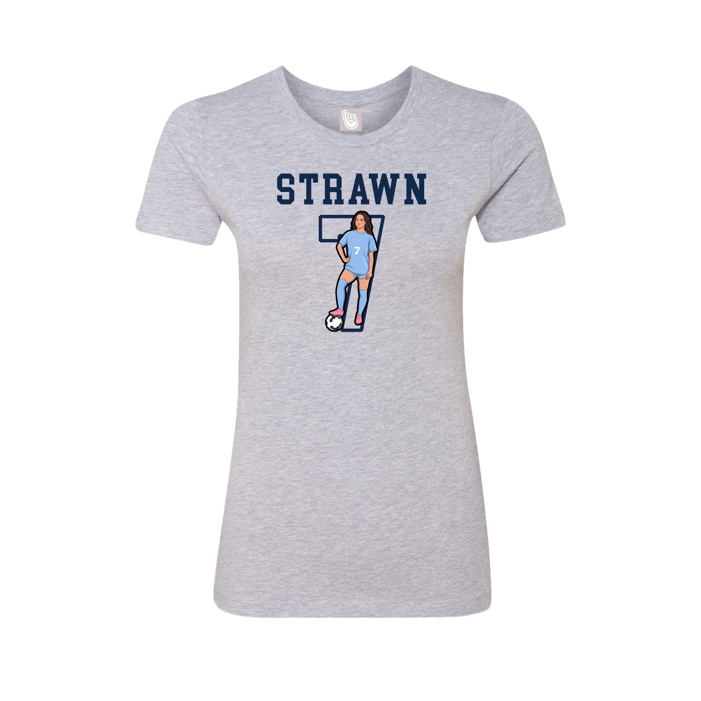 Fitted Women's Tee — Shirsey in Grey