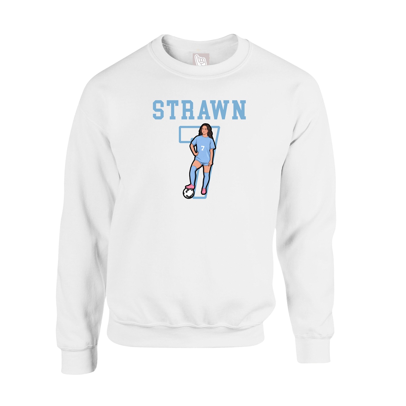 Fleece Crew — Shirsey in White