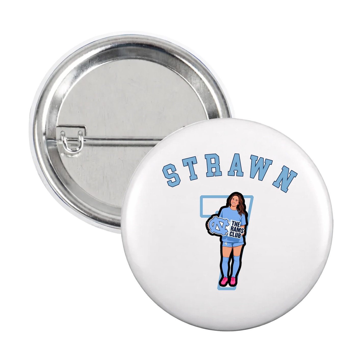 Game Day Button — Shirsey Arch in White