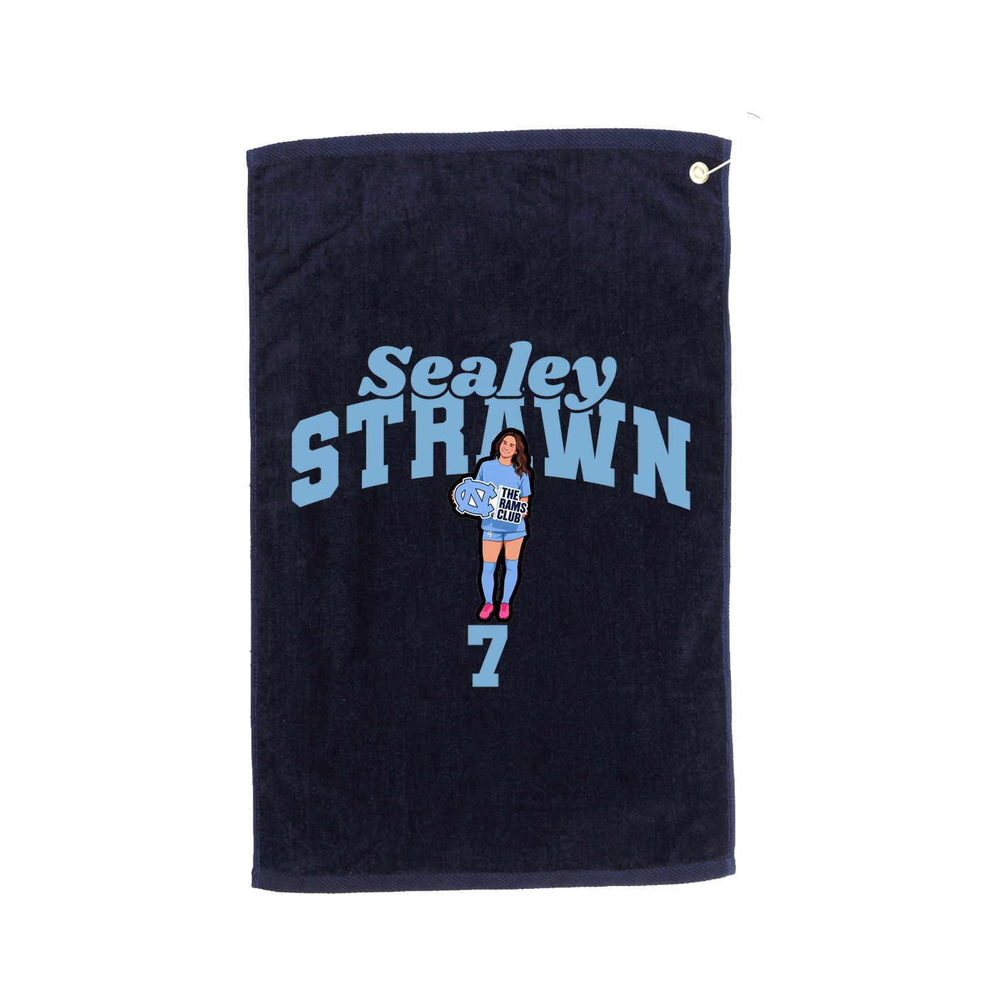 Golf Towel — Signature Arch in Navy