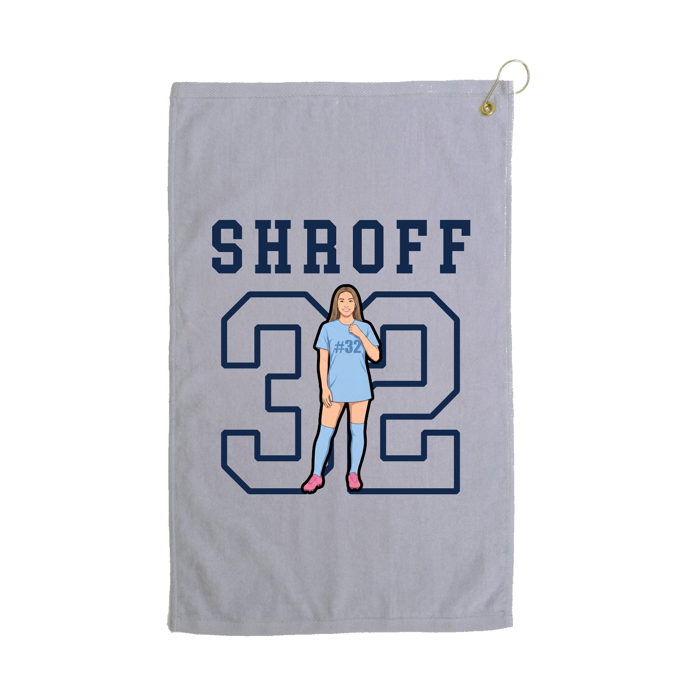 Golf Towel — Shirsey in Grey