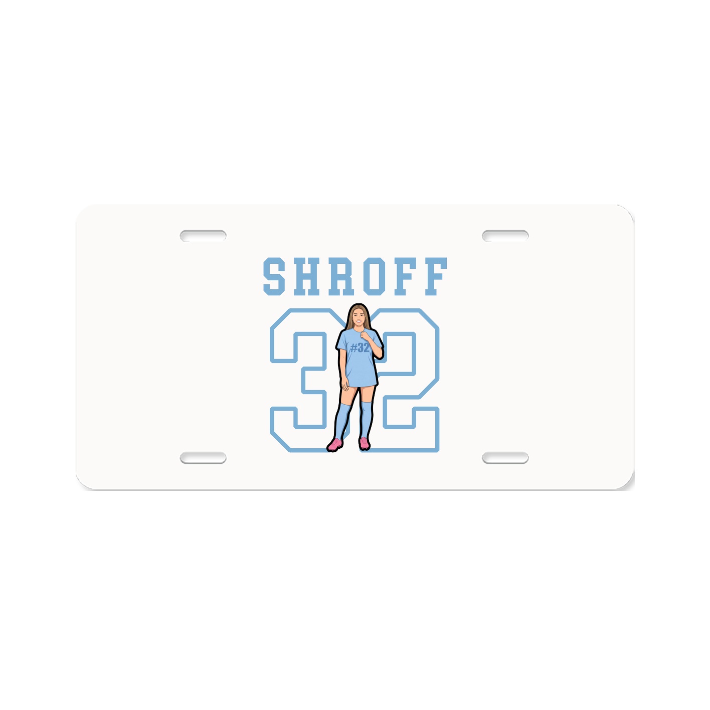License Plate — Shirsey in Classic