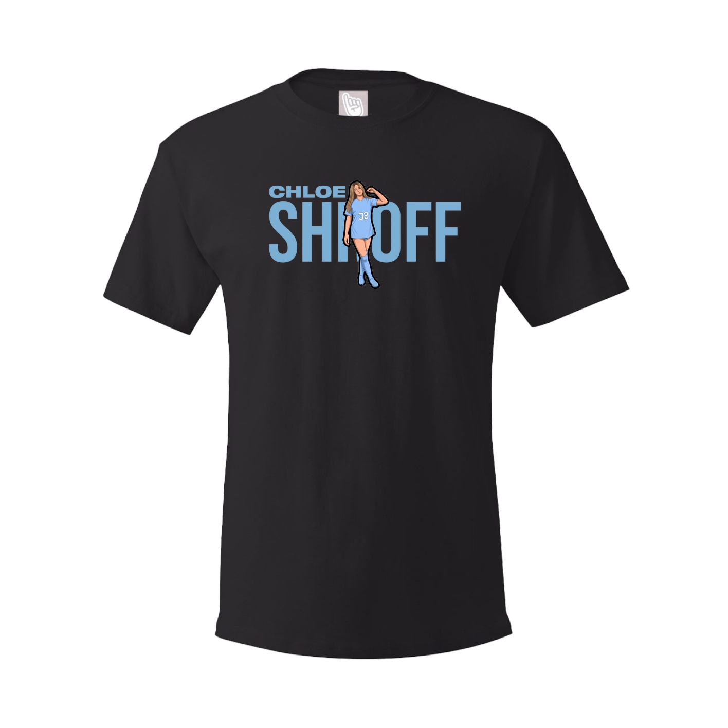 Youth Tee — Player Name in Black