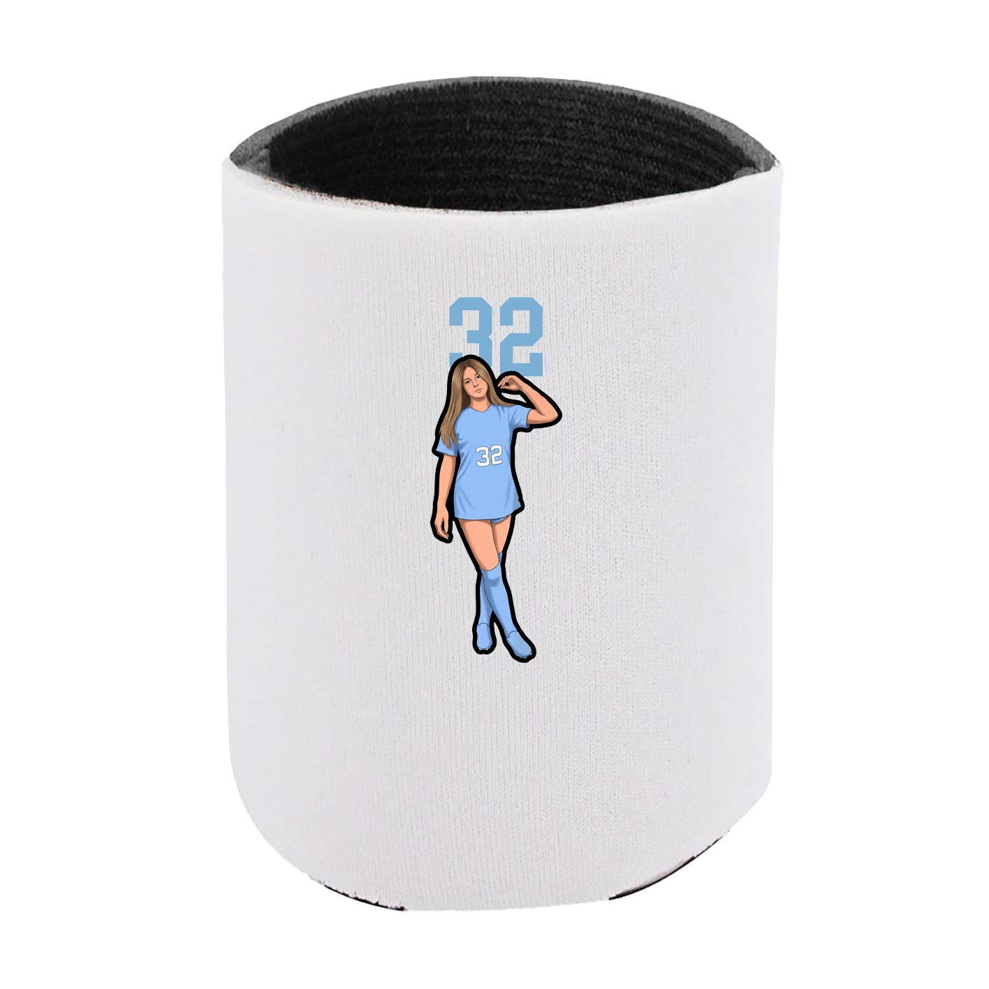 Can Holder — Number Top in White