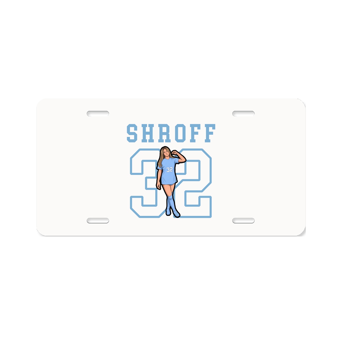 License Plate — Shirsey in Classic