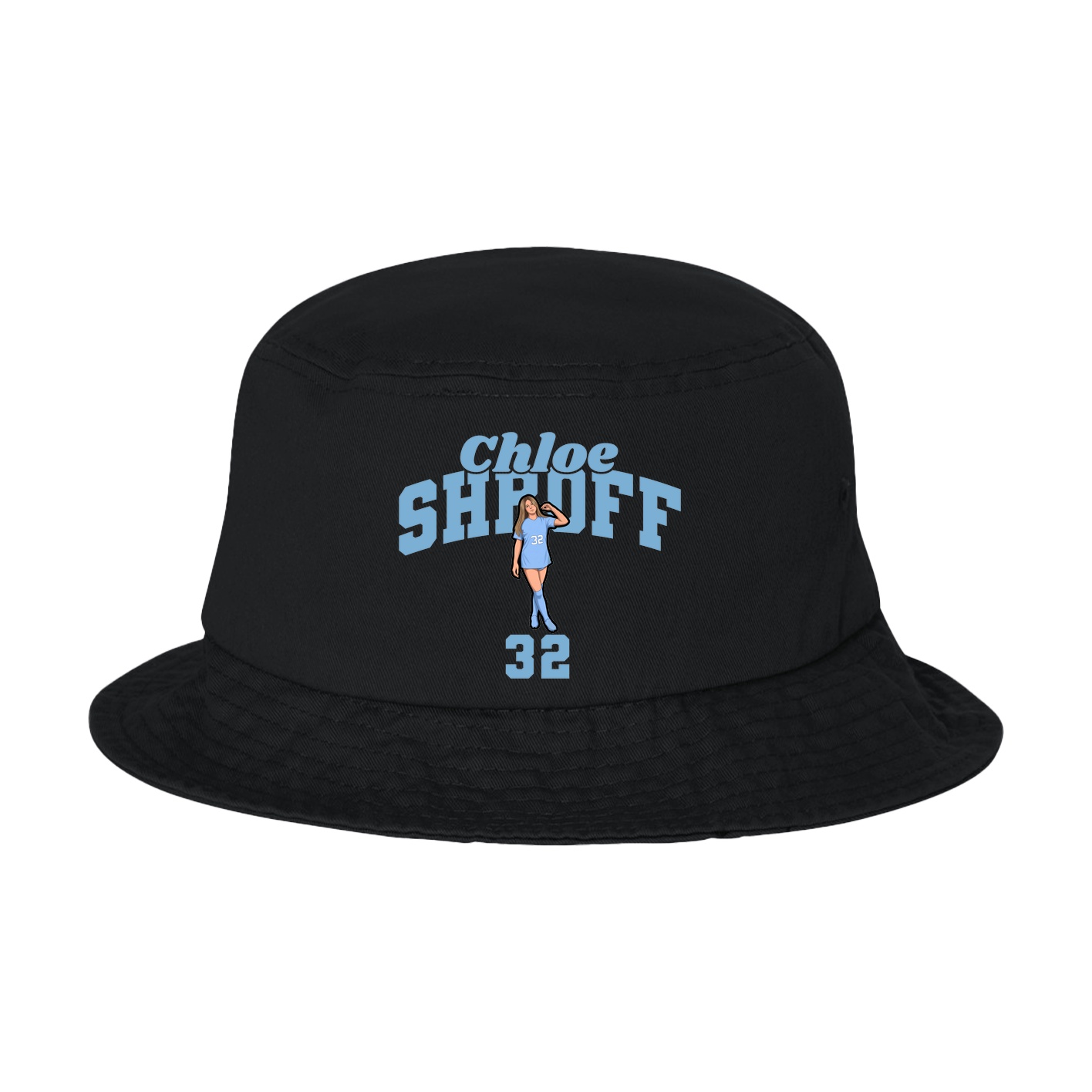 Bucket Cap — Signature Arch in Black