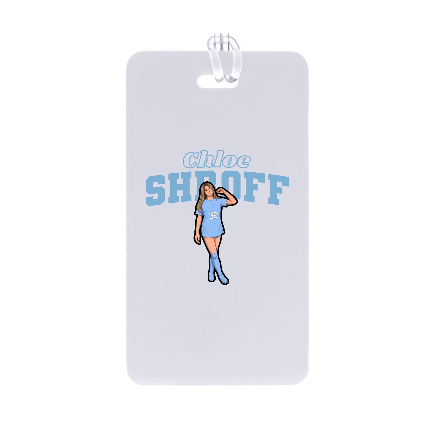 Bag Tag — Name Arch in Classic