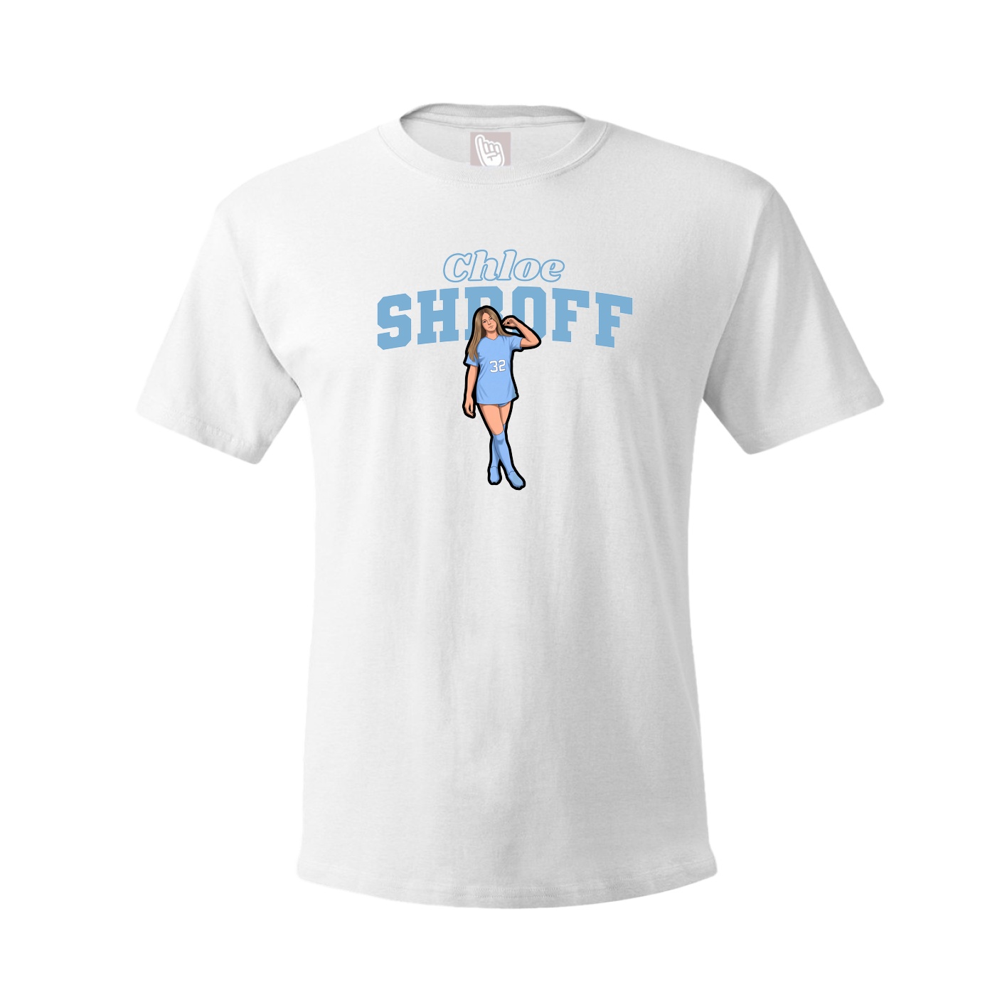 Tee — Name Arch in White