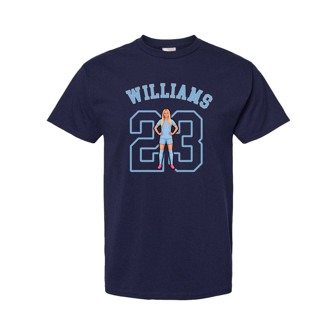 Youth Tee — Shirsey Arch in Navy