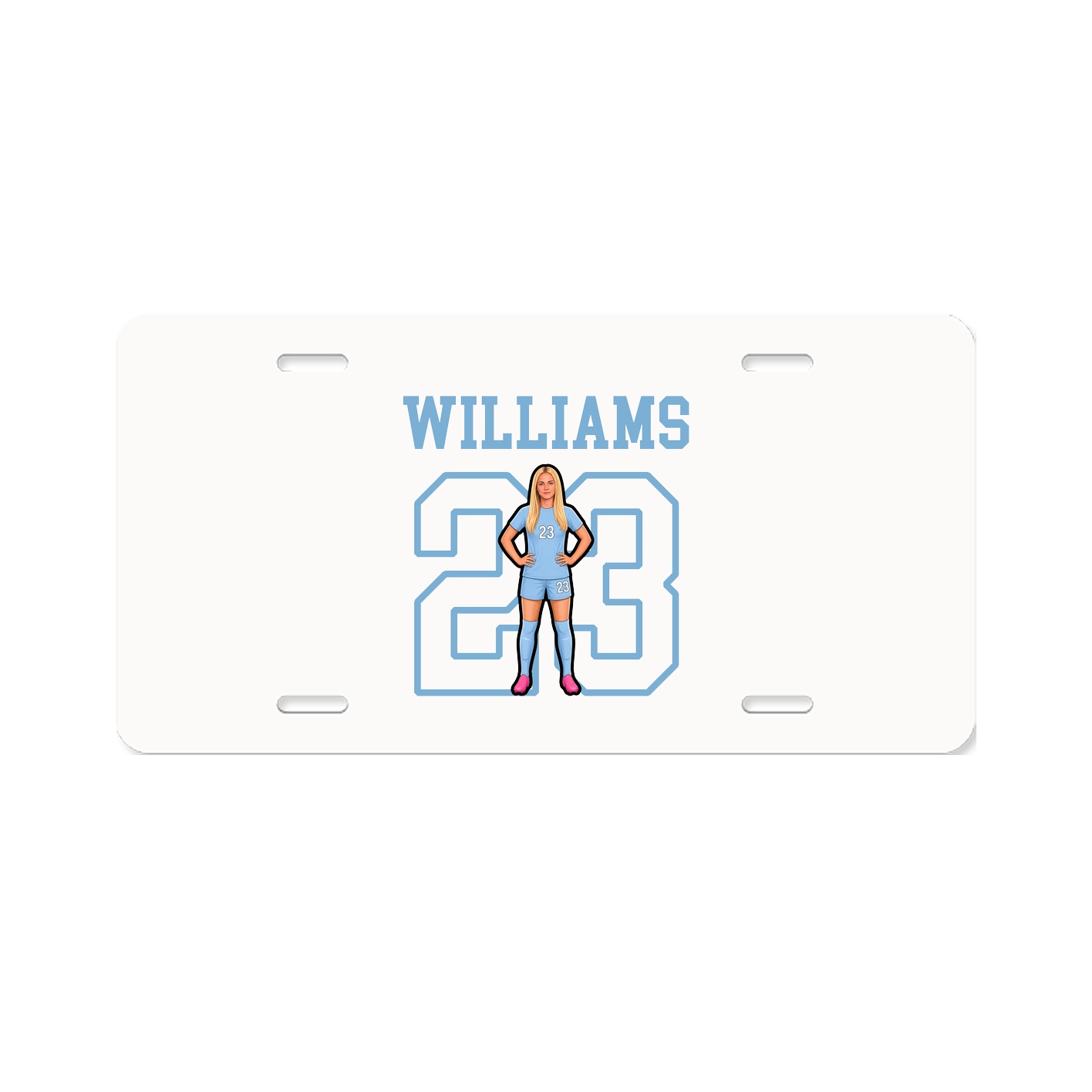 License Plate — Shirsey in Classic