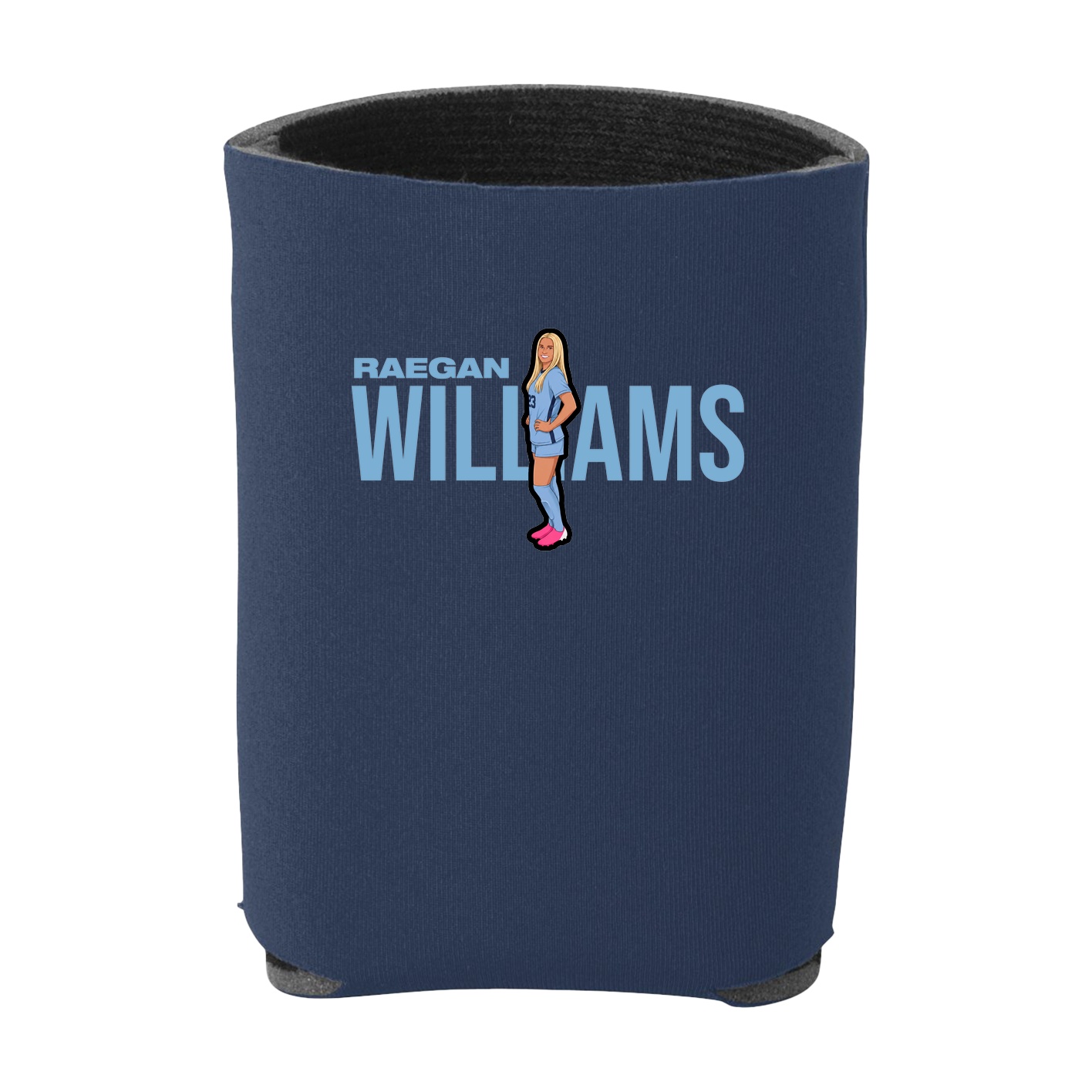 Can Holder — Player Name in Navy