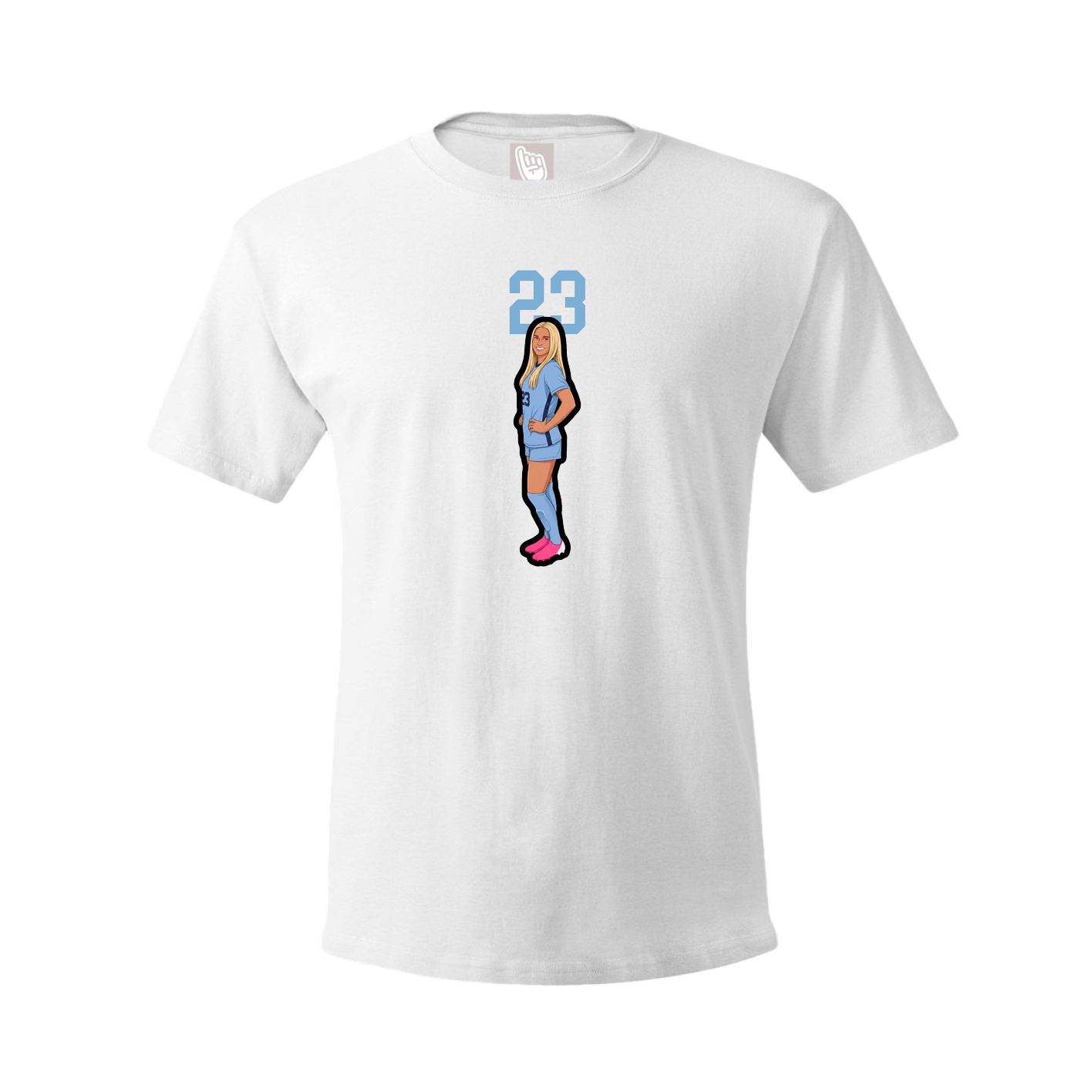 Tee — Number Top in White