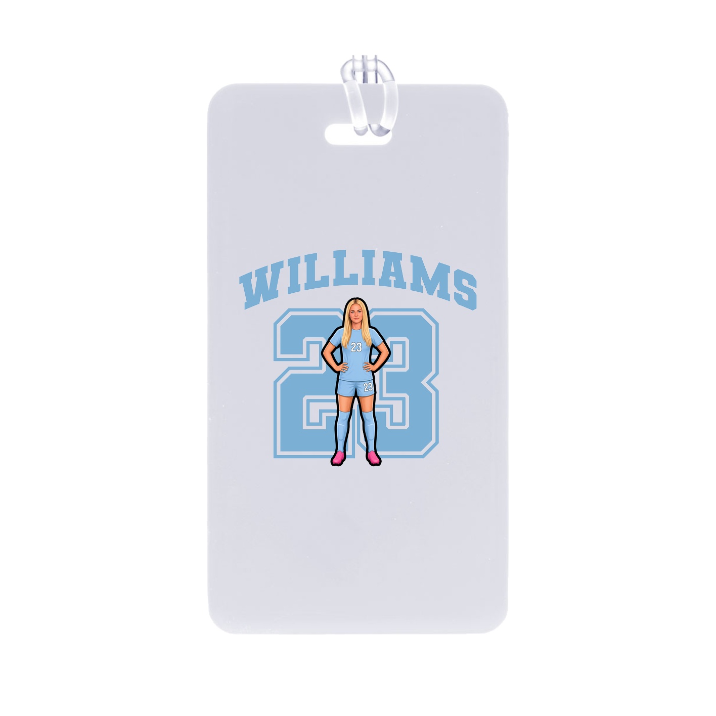 Bag Tag — Number in Classic
