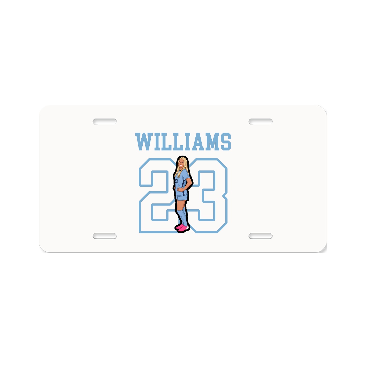 License Plate — Shirsey in Classic