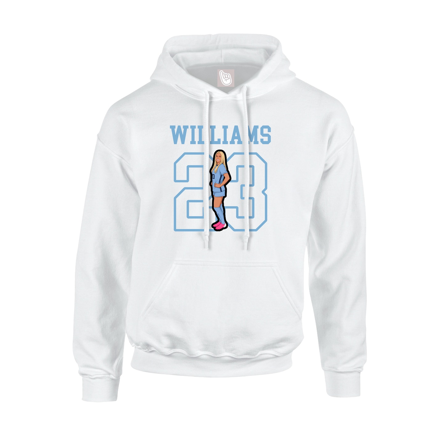 Youth Hoodie — Shirsey in White