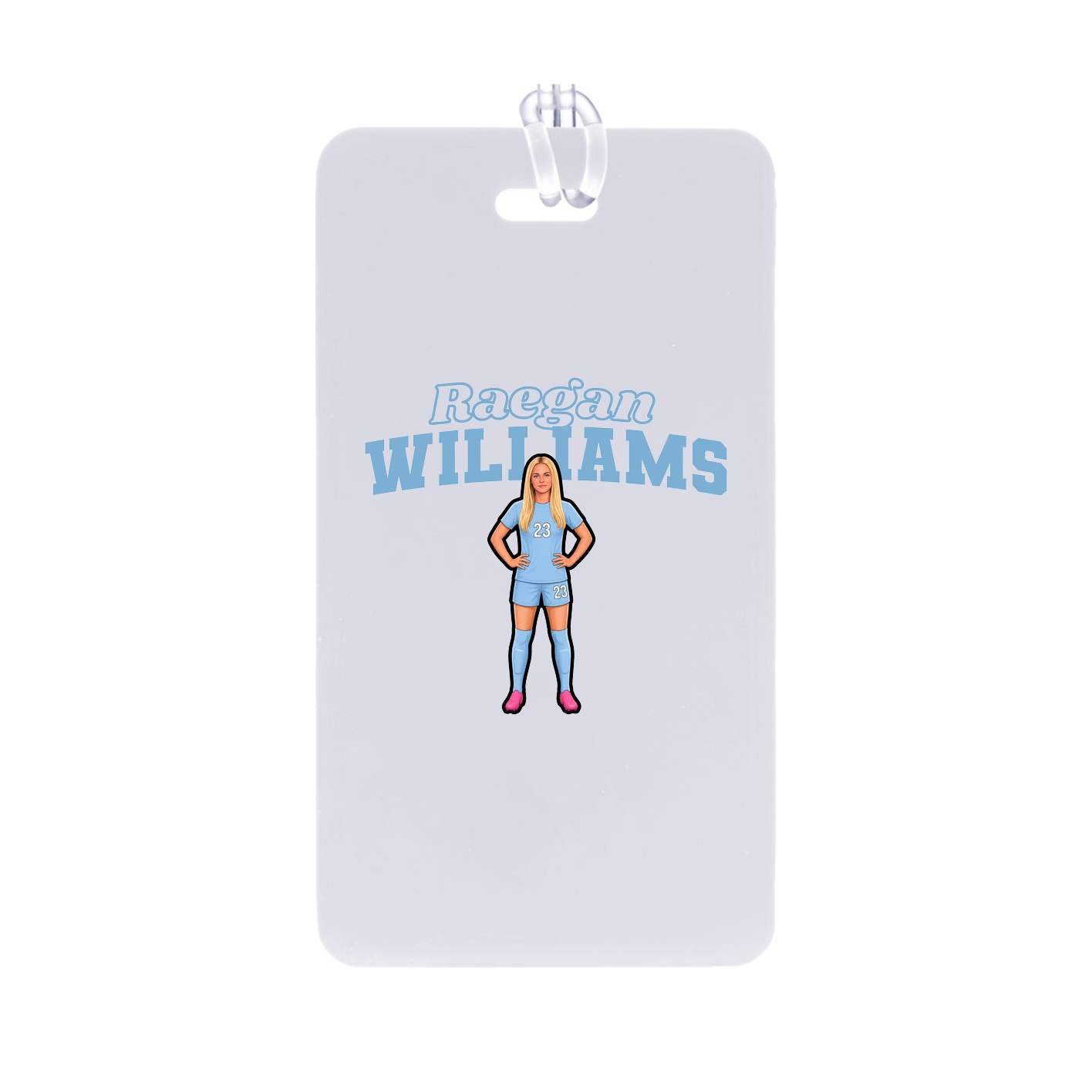 Bag Tag — Name Arch in Classic