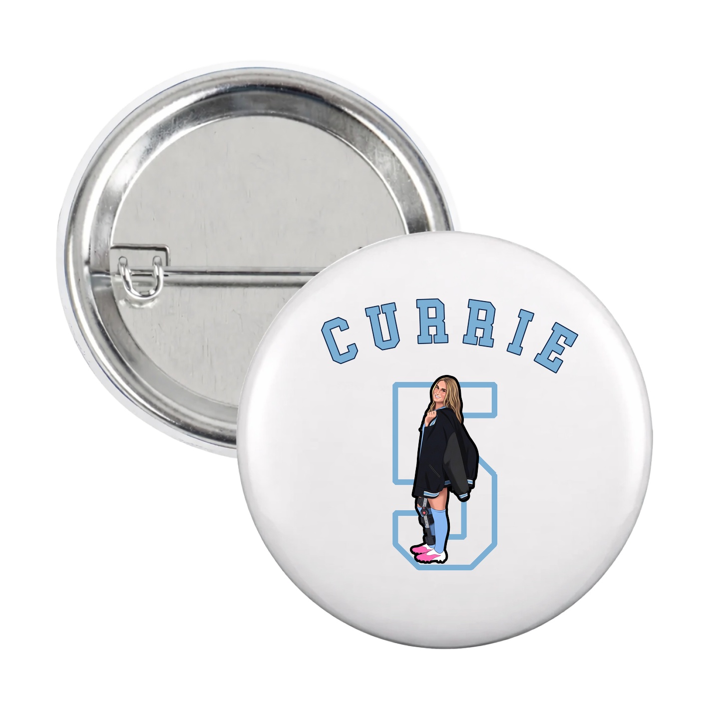 Game Day Button — Shirsey Arch in White
