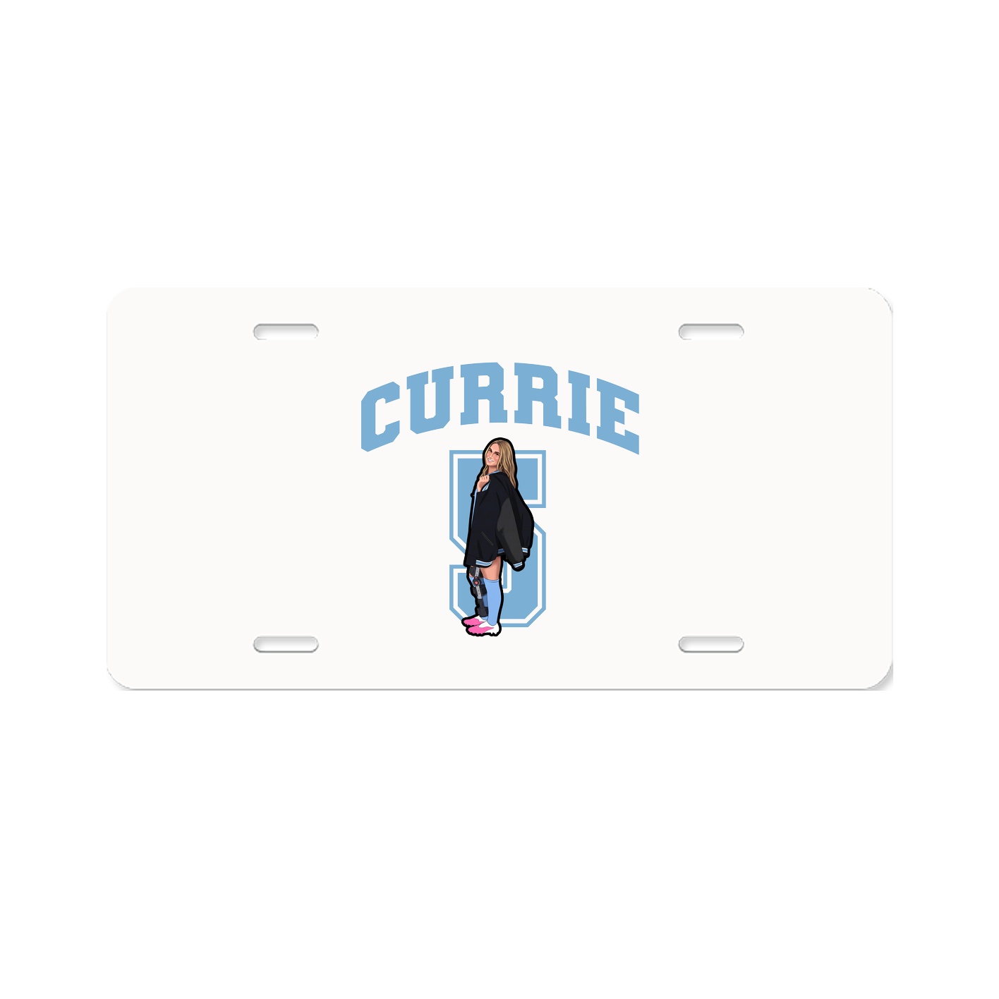 License Plate — Number in Classic