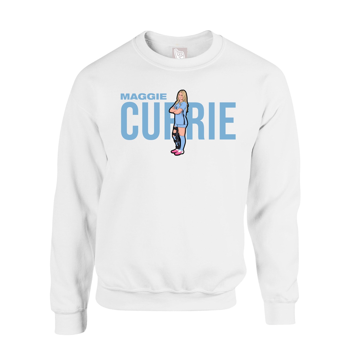 Fleece Crew — Player Name in White