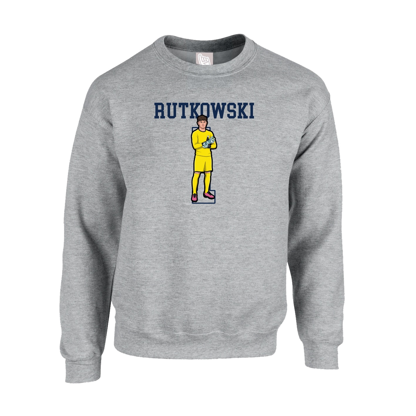 Fleece Crew — Shirsey in Grey