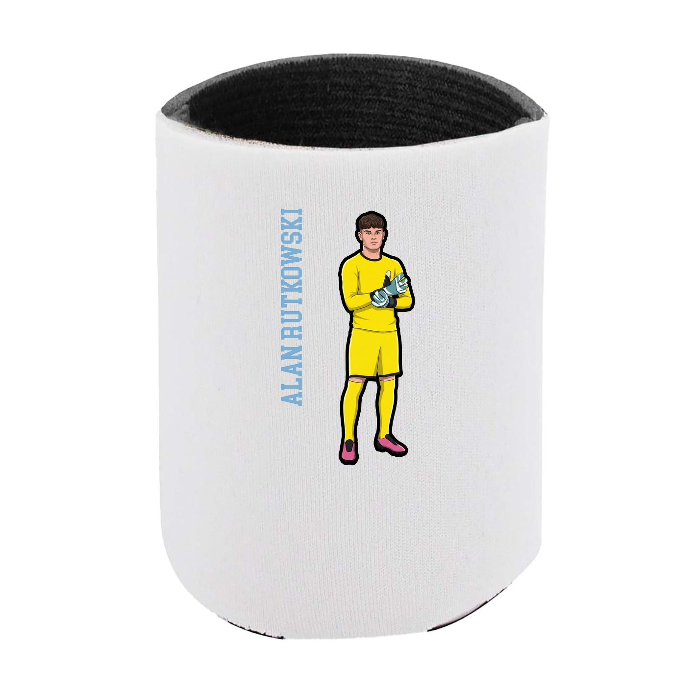 Can Holder — Name Vertical in White