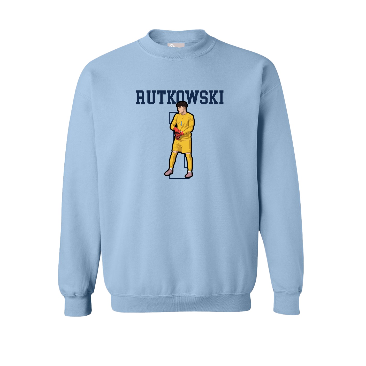 Fleece Crew — Shirsey in Light Blue
