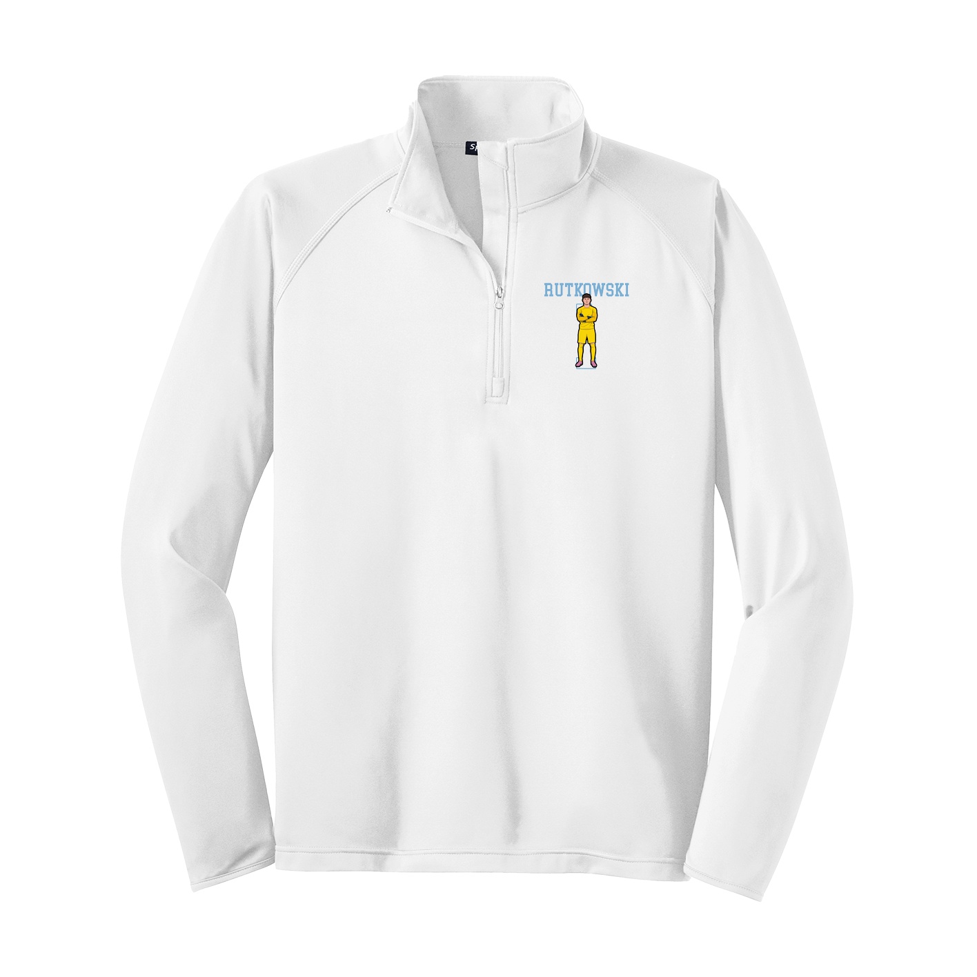 Q-Zip Pullover — Shirsey in White