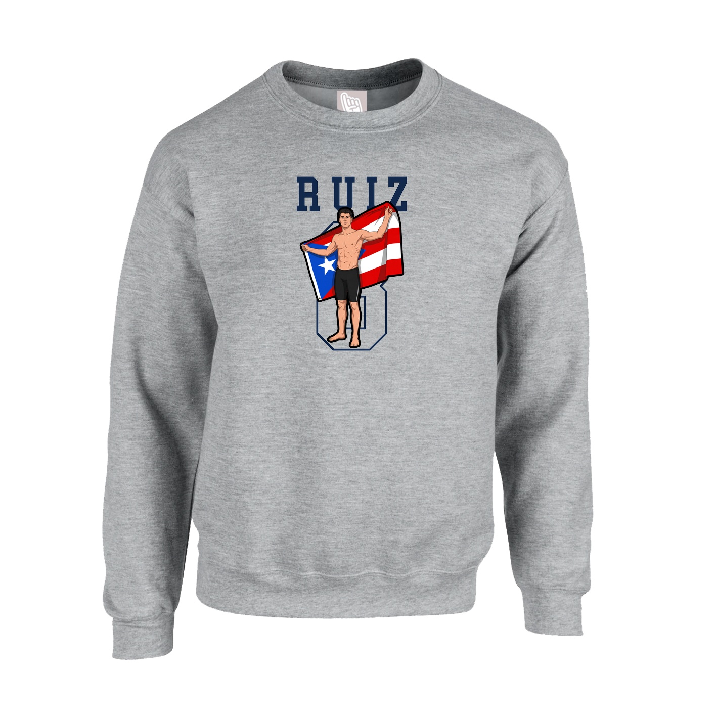 Fleece Crew — Shirsey in Grey