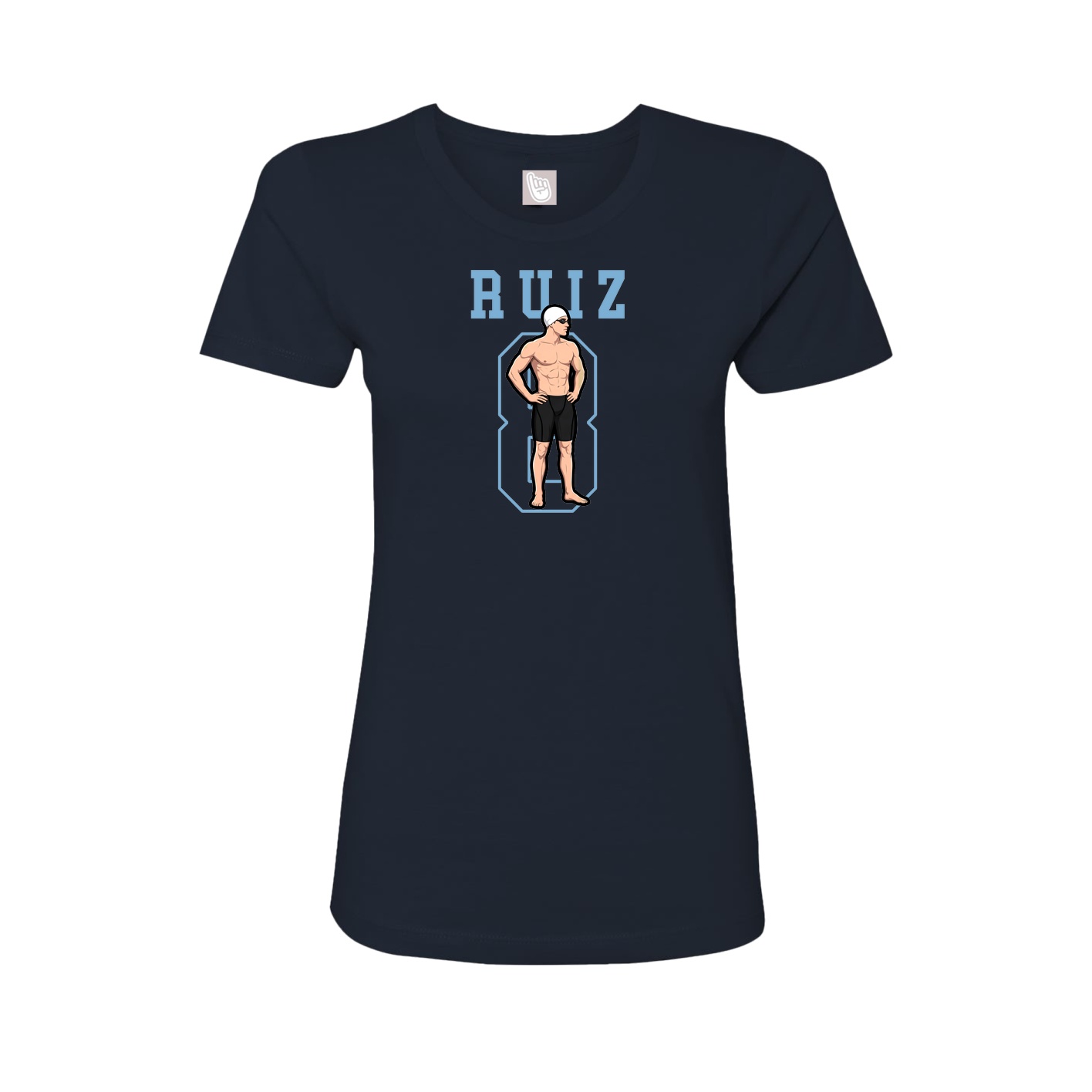 Fitted Women's Tee — Shirsey in Navy
