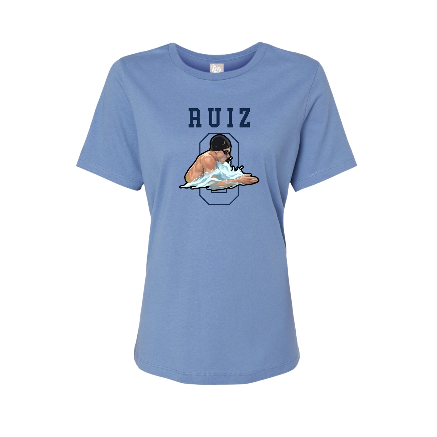 Fitted Women's Tee — Shirsey in Powder Blue