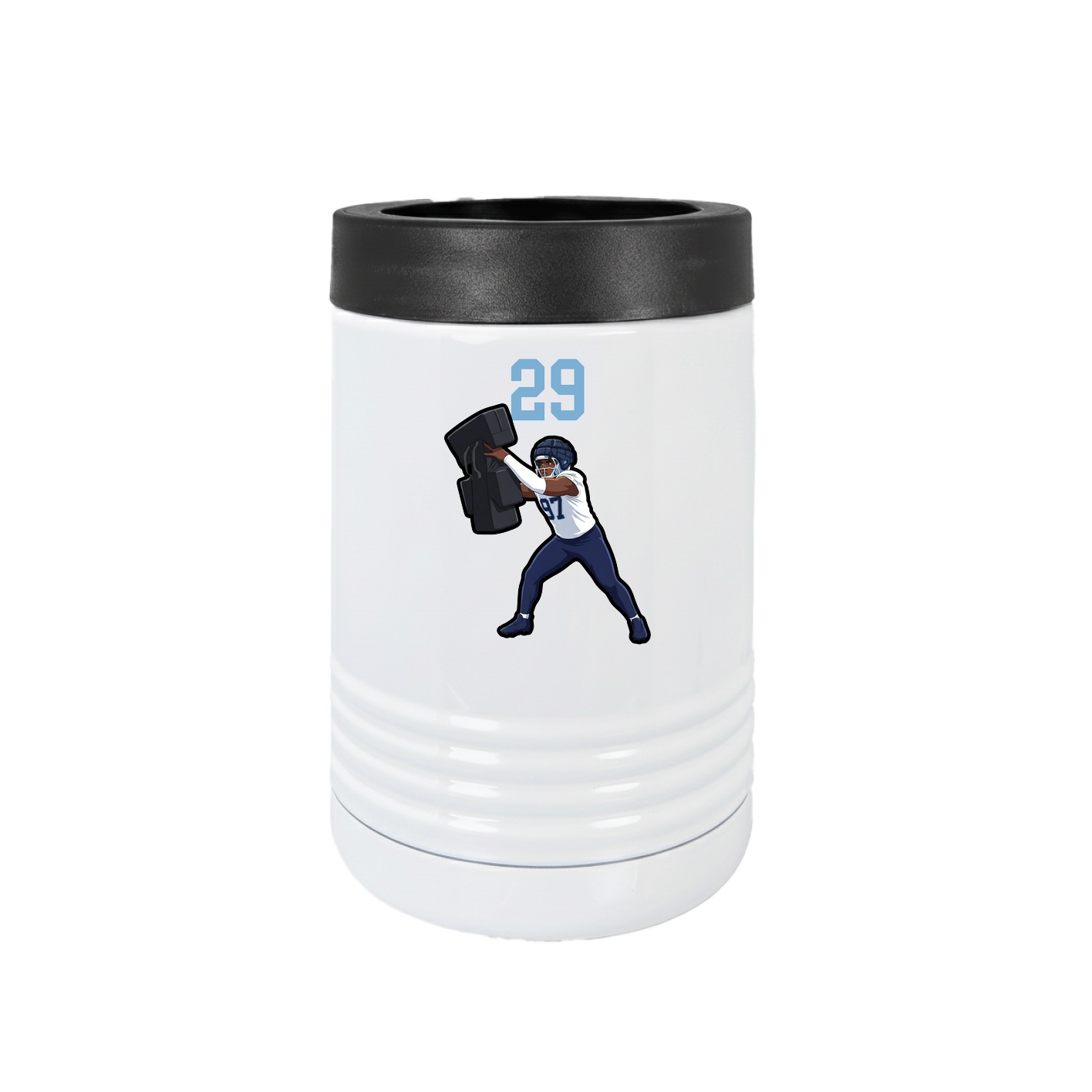 Beverage Holder — Number Top in White