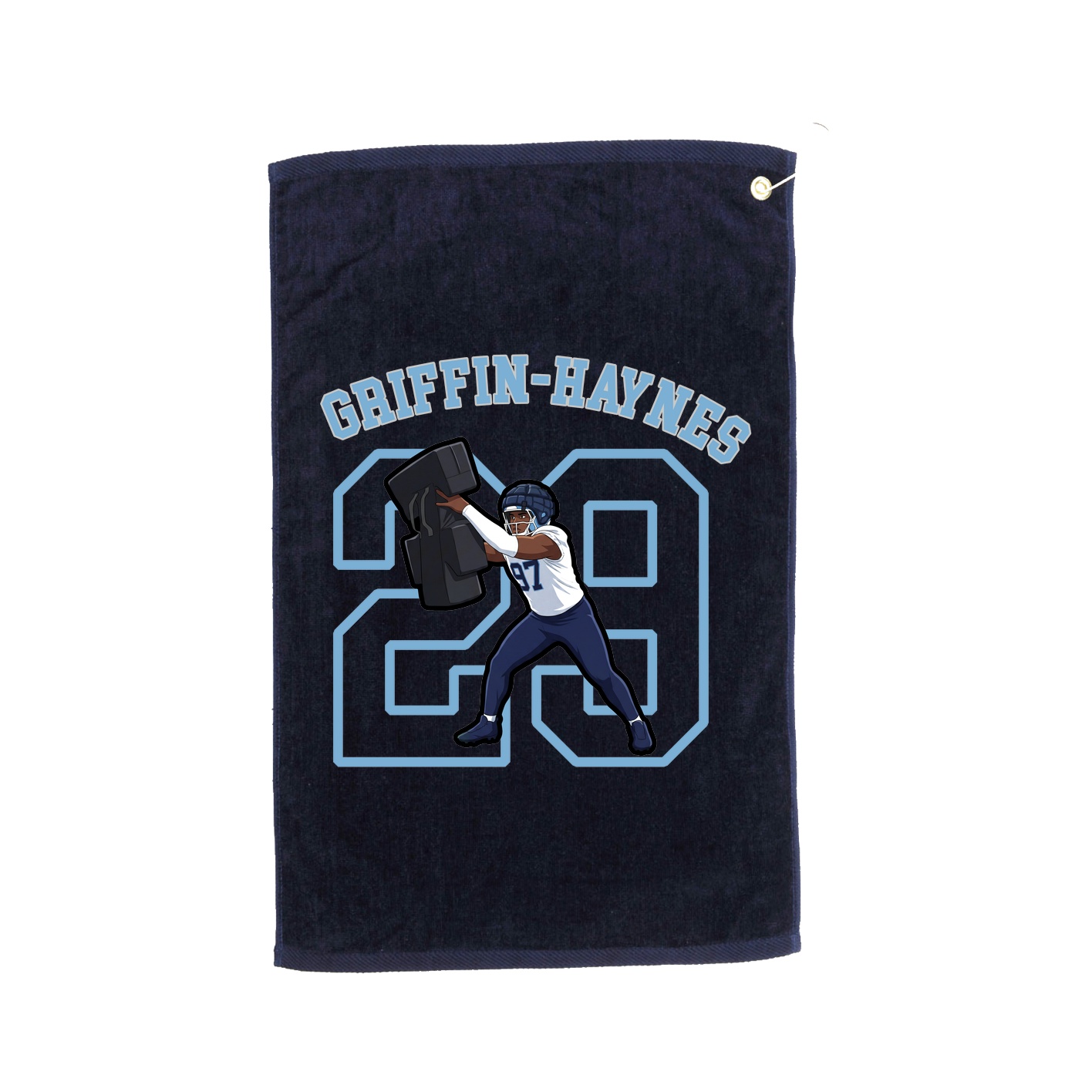 Golf Towel — Shirsey Arch in Navy