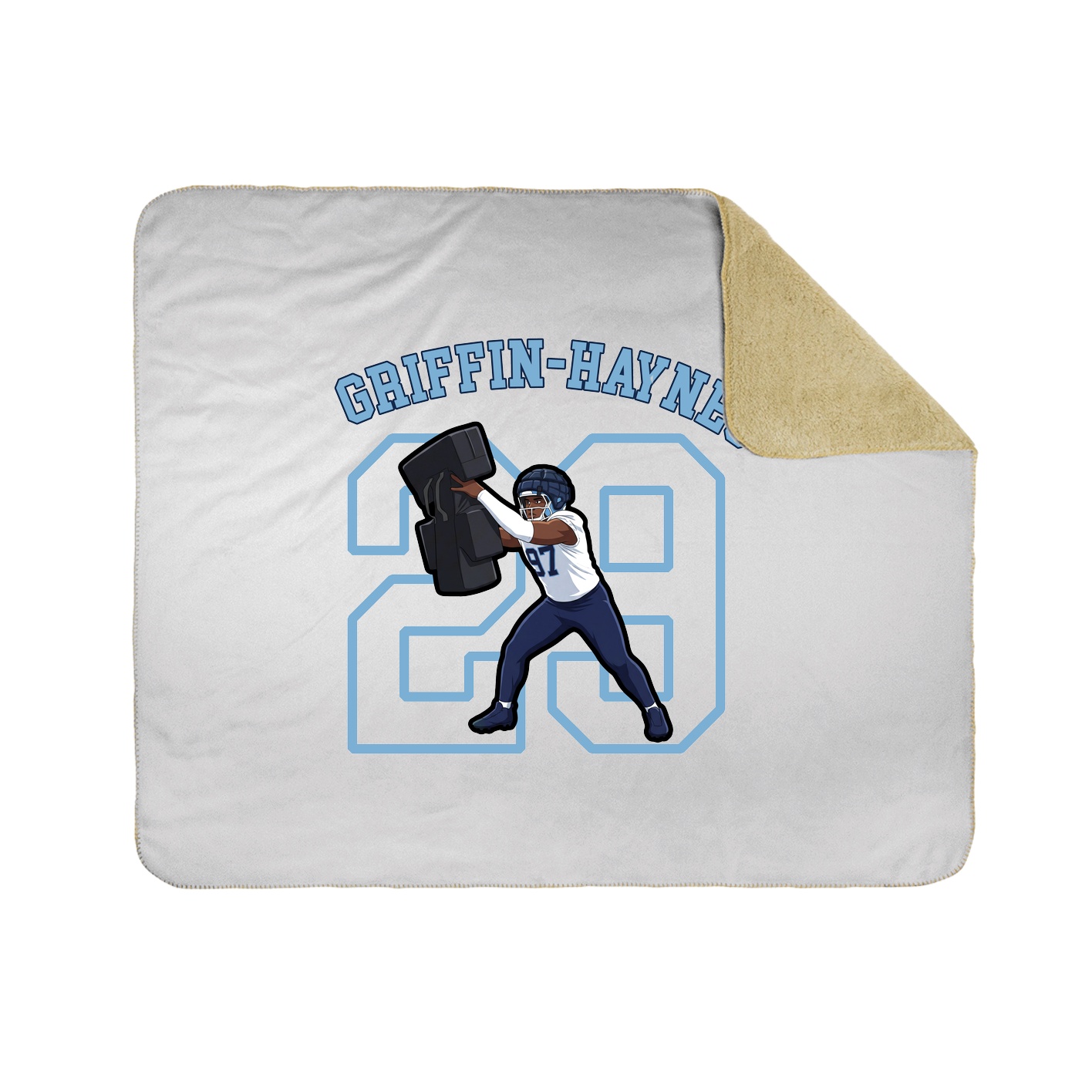 Throw Blanket — Shirsey Arch in White