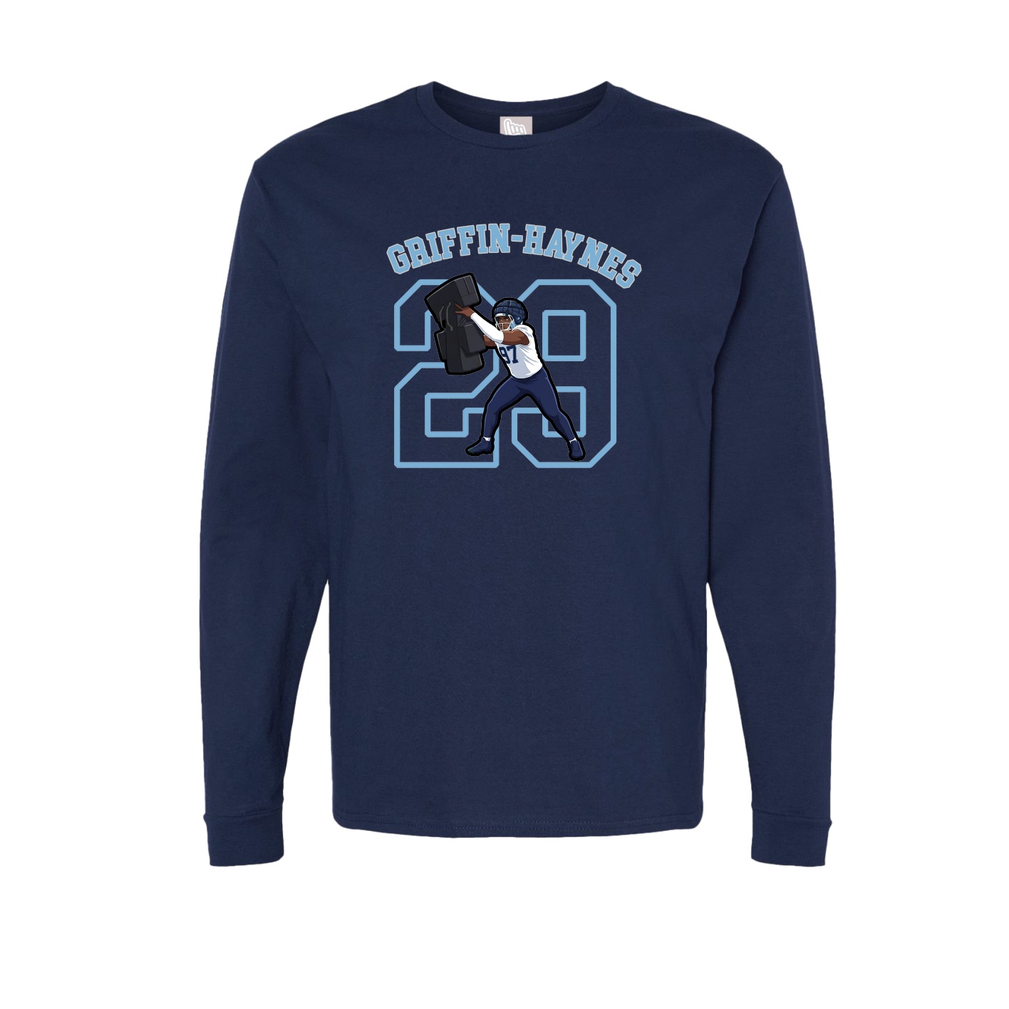 Long Sleeve Tee — Shirsey Arch in Navy