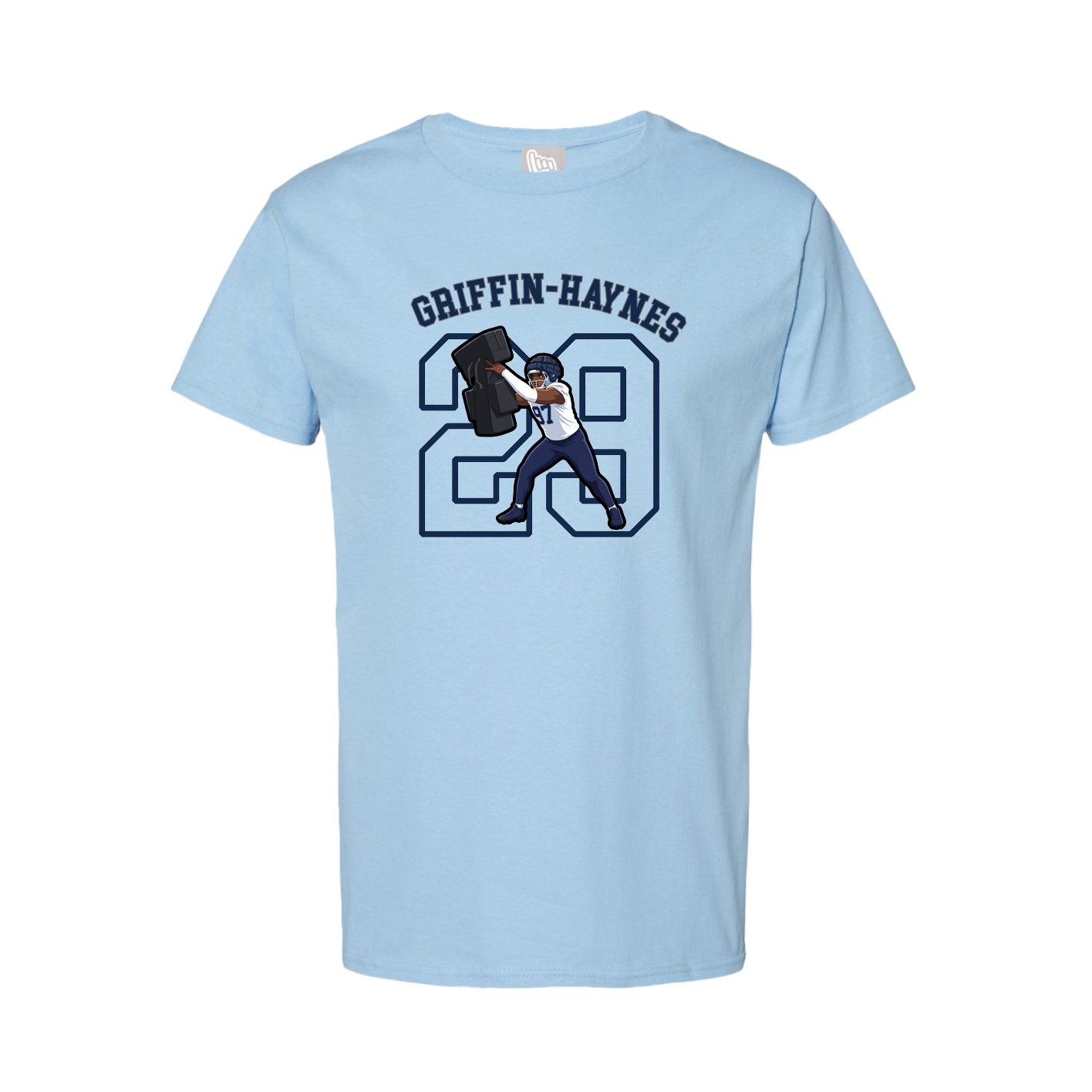 Youth Tee — Shirsey Arch in Light Blue